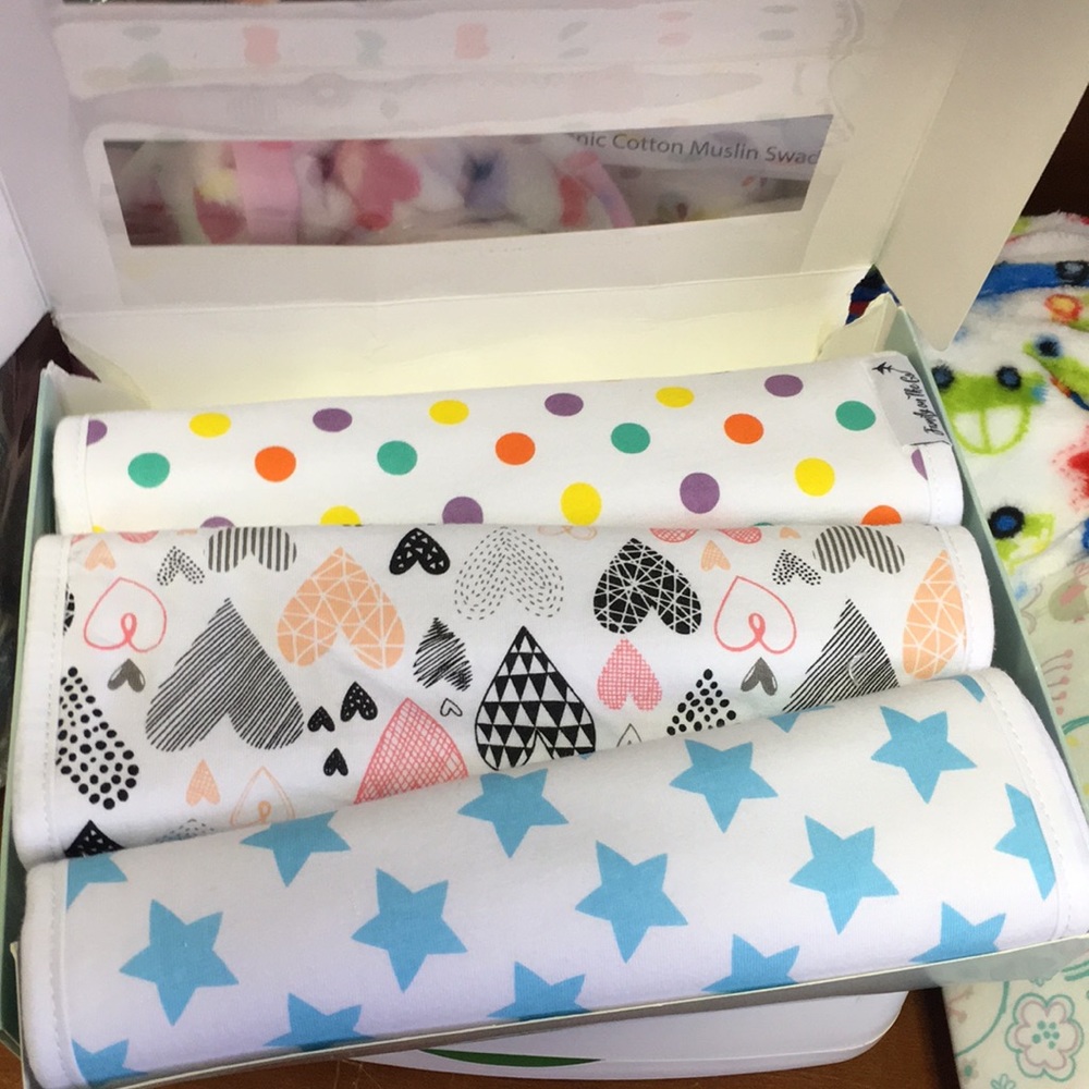 Burp cloth and bibs